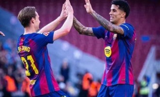 西甲第25轮焦点战：巴塞罗那3-0完胜莱万特，主场迎来16连胜