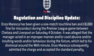 禁赛+罚款！切尔西遭重创，没有主帅或更好，马雷斯卡承认事实