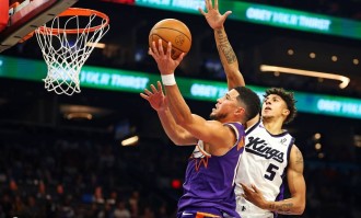 拉文30分布克31分 德罗赞29+9国王不敌太阳