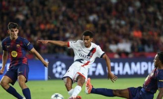 补时的90分钟，巴萨1-2被巴黎绝杀！5万球迷哑言无声