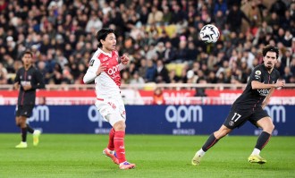 法甲-南野拓实一剑封喉科雷尔直红 巴黎0-1十人摩纳哥