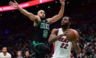 杰伦布朗29+7武切维奇11+12 凯尔特人险胜热火