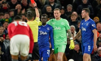 （外代二线）足球——英超联赛：埃弗顿胜曼联