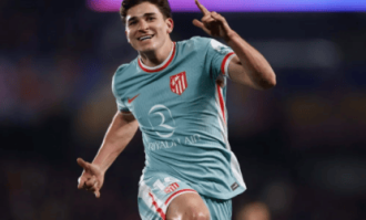 马竞2-1国米：阿尔瓦雷斯进球VAR判定手球非故意