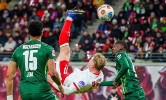 2-2惊天冷门：沃尔夫斯堡控球率仅32%强势逼平德甲前四莱比锡