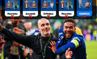 太危险！夺双冠=下课？英超历史仅5次 5次竟都是切尔西