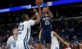 贝36分杰克逊26+12墨菲32分 鹈鹕胜灰熊止三连败