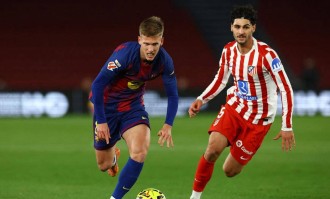 巴萨逆转取胜却遭重创！全场最佳奥尔莫肩膀脱臼，赛季提前报销