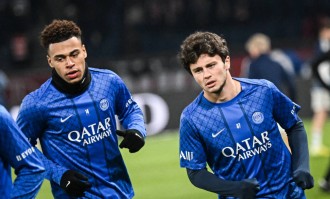 法甲第17轮：巴黎圣日耳曼2-1巴黎FC距榜首1分 杜埃破门登贝莱建功