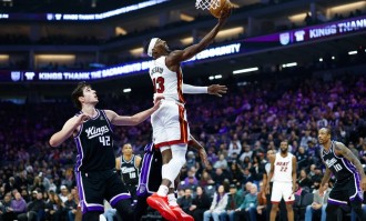 阿德巴约25分威斯布鲁克22+7 热火胜国王