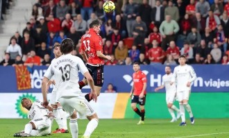 1-2奥萨苏纳＋无缘联赛9连胜＋今日或丢掉榜首位置！