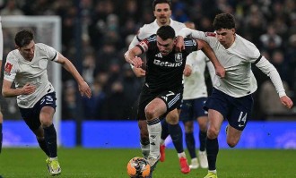 足总杯：热刺1-2遭维拉淘汰