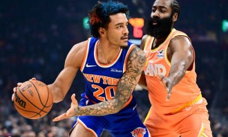 哈登20分米切尔23分 骑士大胜尼克斯