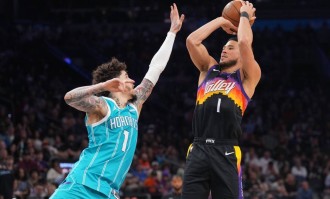 布克30+10吉莱斯皮24分 太阳主场击败黄蜂