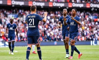 法甲焦点战：大巴黎主场碾压争冠，欧塞尔残阵死守保级