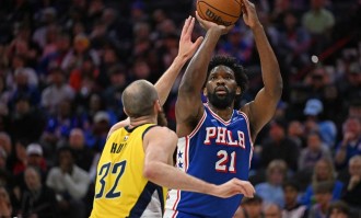 恩比德30分马克西29+8 步行者不敌76人