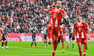 3-2！德甲霸主继续狂飙：豪取4连胜，凯恩狂轰28球，领跑射手榜