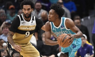 鲍尔23+9米勒20分米德尔顿16分 黄蜂胜奇才