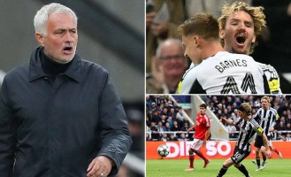 纽卡3-0本菲卡，穆里尼奥入主两连败，言语暗讽纽卡球迷