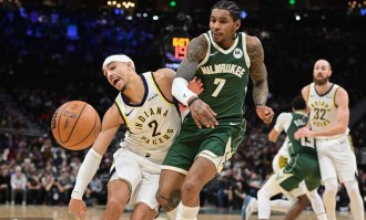 波特23+7+8罗林斯22分 雄鹿擒步行者3连胜