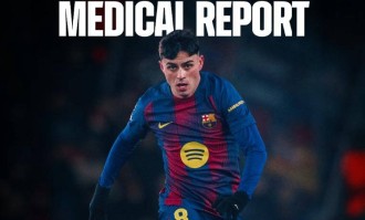 欧冠无缘直接晋级16强，巴萨核心中场佩德里再度受伤，预计缺阵一个月