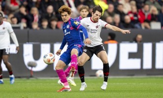 1-1，23岁利物浦旧将救主，勒沃库森绝平德甲第13，连续2轮不胜