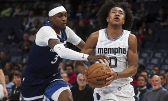 爱德华兹空砍39分 杰克逊30分灰熊胜森林狼