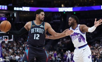 坎宁安29+17努尔基奇16+11 马尔卡宁30分爵士险胜活塞