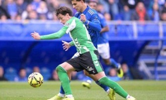 西班牙足球甲级联赛联赛第19轮皇家奥维耶多1-1皇家贝蒂斯